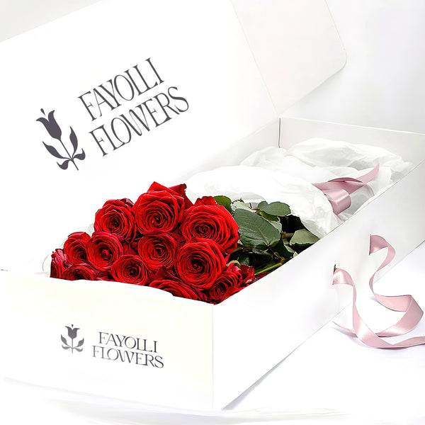 Luxury Boxed Red Roses